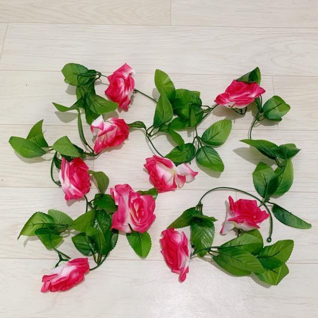 NM357 bunga rambat dekorasi rungan bunga artifisial bunga palsu-Fanta