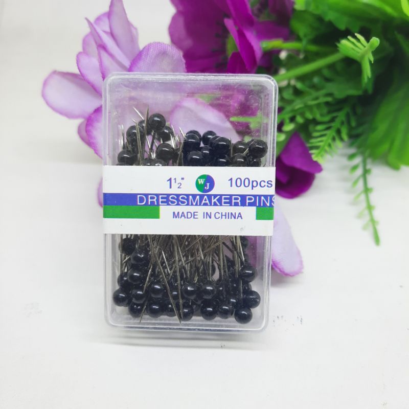 JARUM PENTUL isi 80/90pcs JARUM PENTUL HIJAB JILBAB WARNA WARNI