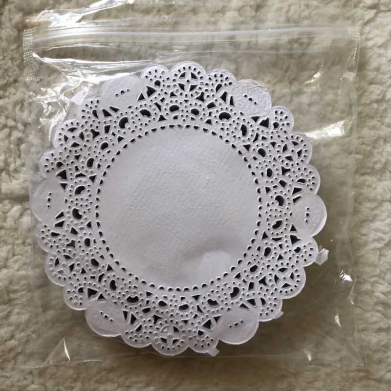 

[ Halodul ] 5 pcs ukuran 18 cm-Alas Renda Bulat Toples- Round Paper Doy-doilespaper-doilis paper