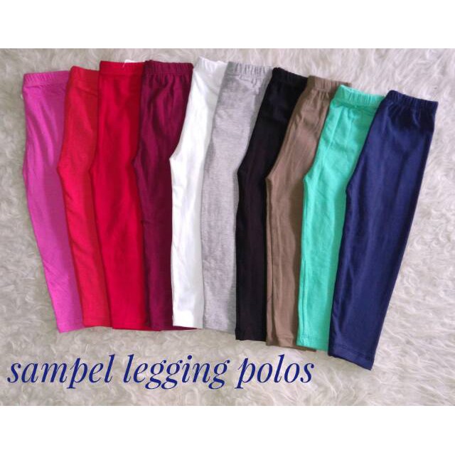 Legging anak merk callysta premium murah polos dan motif estimasi umur 0-14 tahun