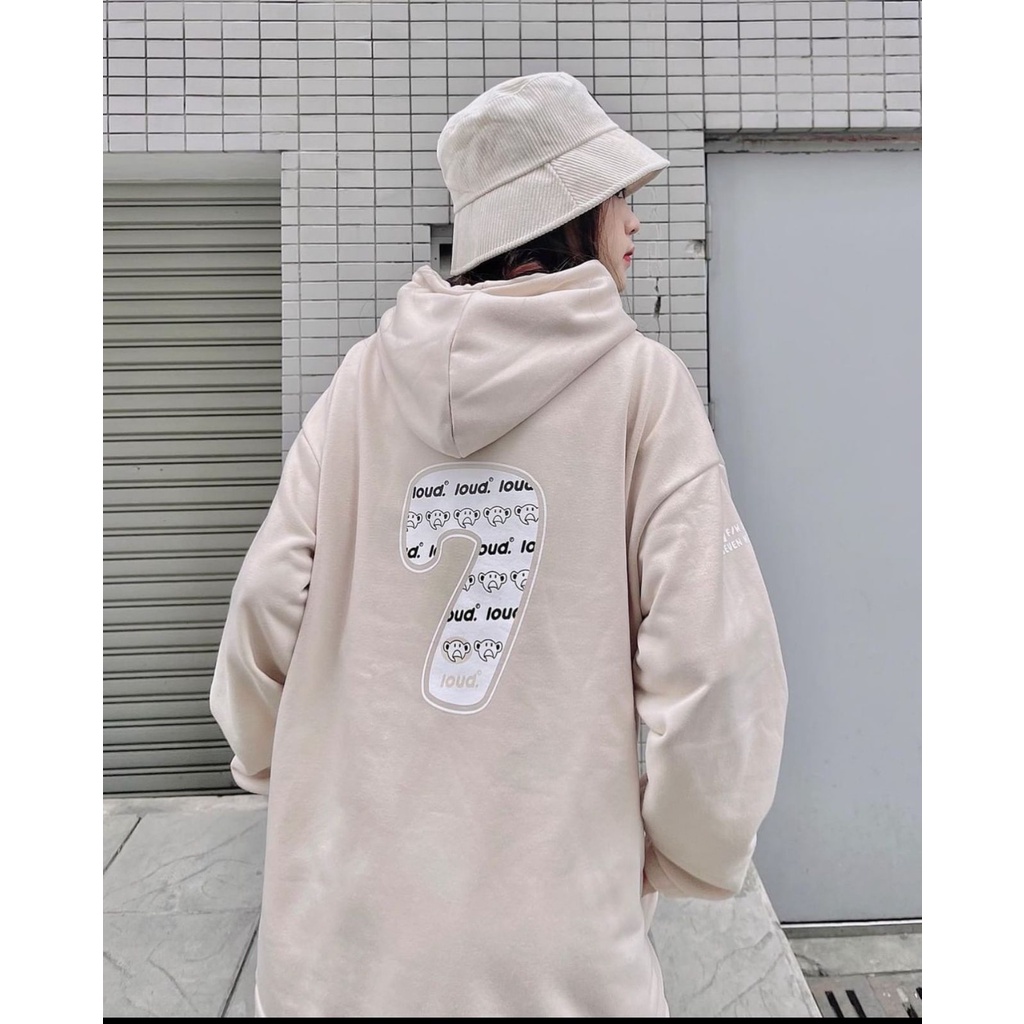 LOUD PEOPLE Sweater Hoodie Wanita Oversize Outfit Ootd Crewneck Korean Style Fashion Kekinian Model Terbaru Bahan Fleece Tebal Premium Switer Hudie Nge-Mall Switter Hody Lebaran Sweeter Hoody Kuliah Crewnek Krunek Suiter Cewek Remaja Korea LD 100 - 120-2