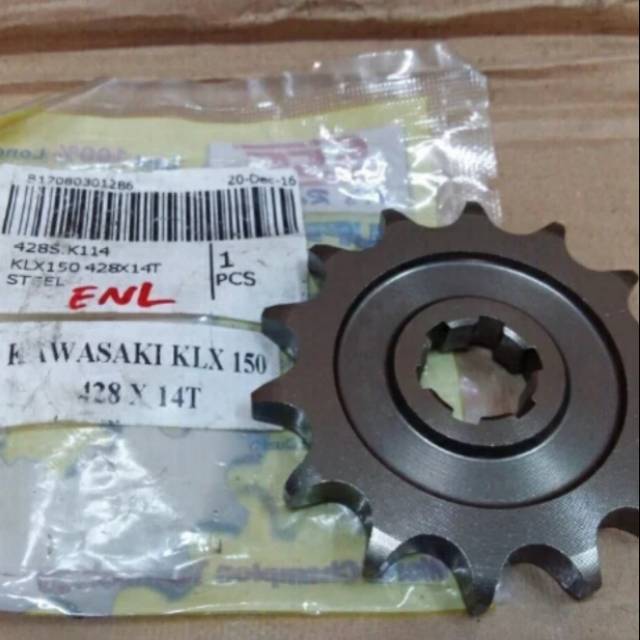 Gir gear depan KLX ukuran 14 428 SSS