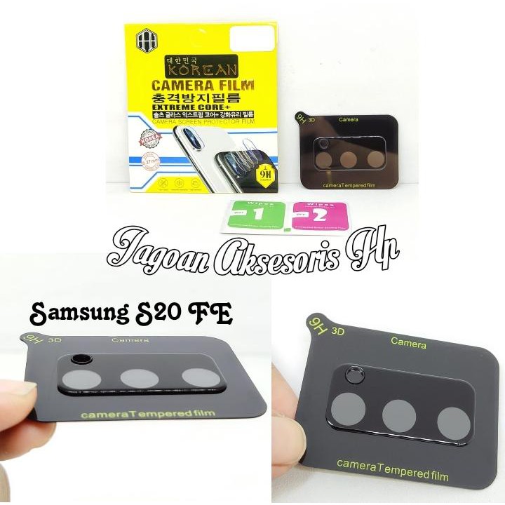 FULL FRAME 9H Samsung S20 FE 6.5 inchi Tempered Glass Camera Screen Protector Pelindung Camera