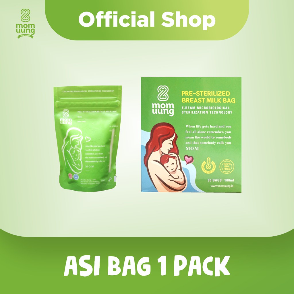 MOM UUNG Kantong ASI BAG / Breastmilk Bag ASI 100ml / MOM UUNG BANDUNG Termurah