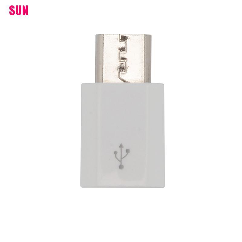 (Bf) Adapter Konverter Konektor Usb Tipe-C Female Ke Micro Usb Male