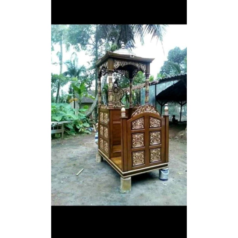 MIMBAR MASJID UKIR JEPARA