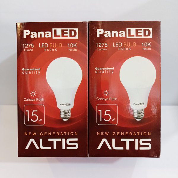 Panaled Altis By Luby Bohlam LED 15w Lampu LED 15 watt BERGARANSI RESMI 1 TAHUN MANTAP