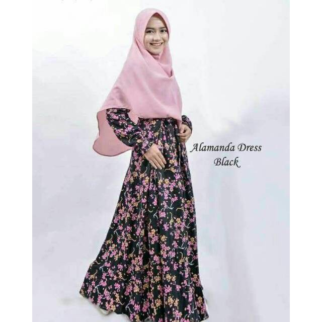 PROMO ... Gamis katun jepang 100% ori langsung dari konveksi size Standar dan Jumbo