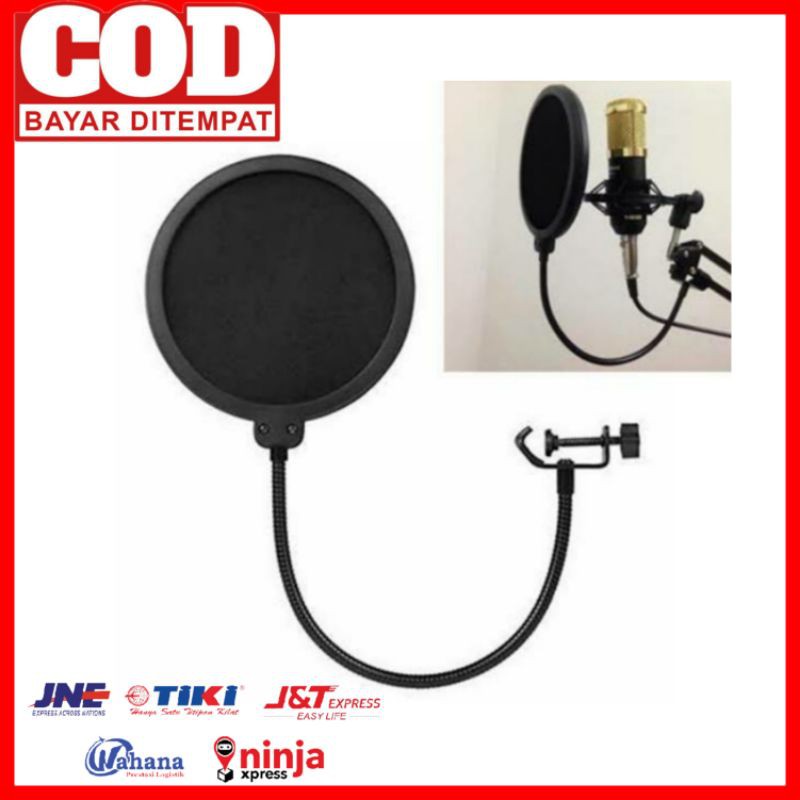 Pop Filter mic Taffware Condensor