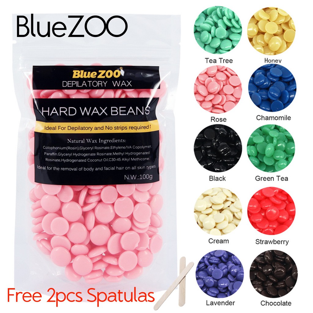 BlueZOO 100gr Depilatory Wax Body Hair Removal Wax Beans / Perontok Bulu #603