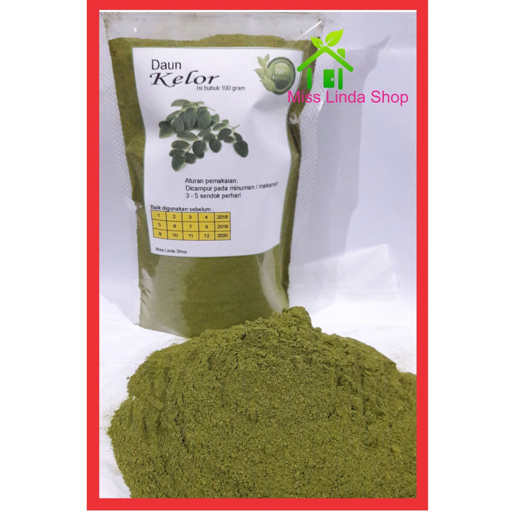 

DAUN KELOR / MORINGA OLEIFERA POWDER / BUBUK 100% ALAMI