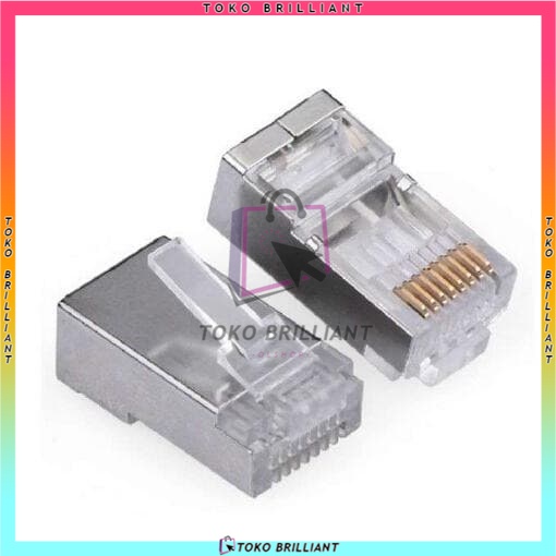 Konektor RJ45 Cat6 Connector Original 50 pcs / 100 pcs [BISA COD]