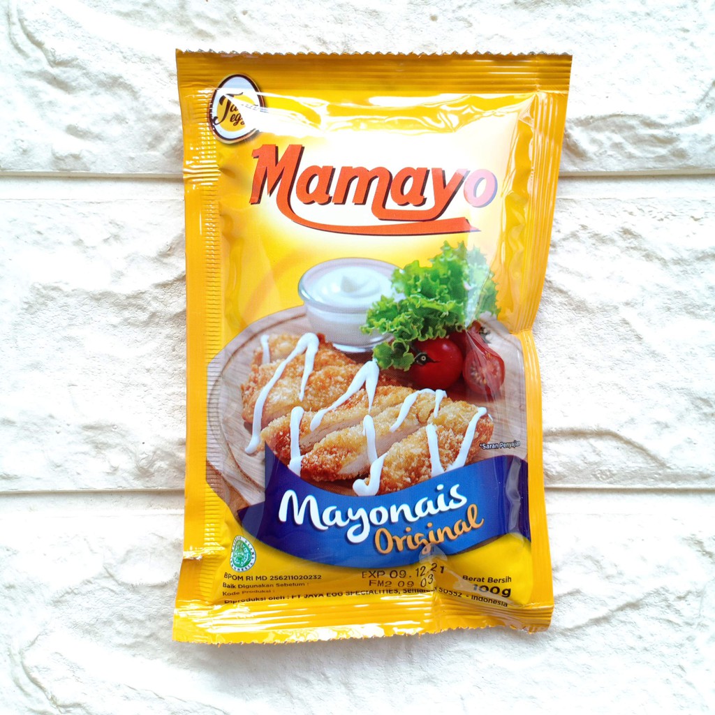 

Mamayo Mayonais Original 100gr Mayones Mayonaise Mayo Cocolan Salad Buah Dressing 100 gr g gram 100g