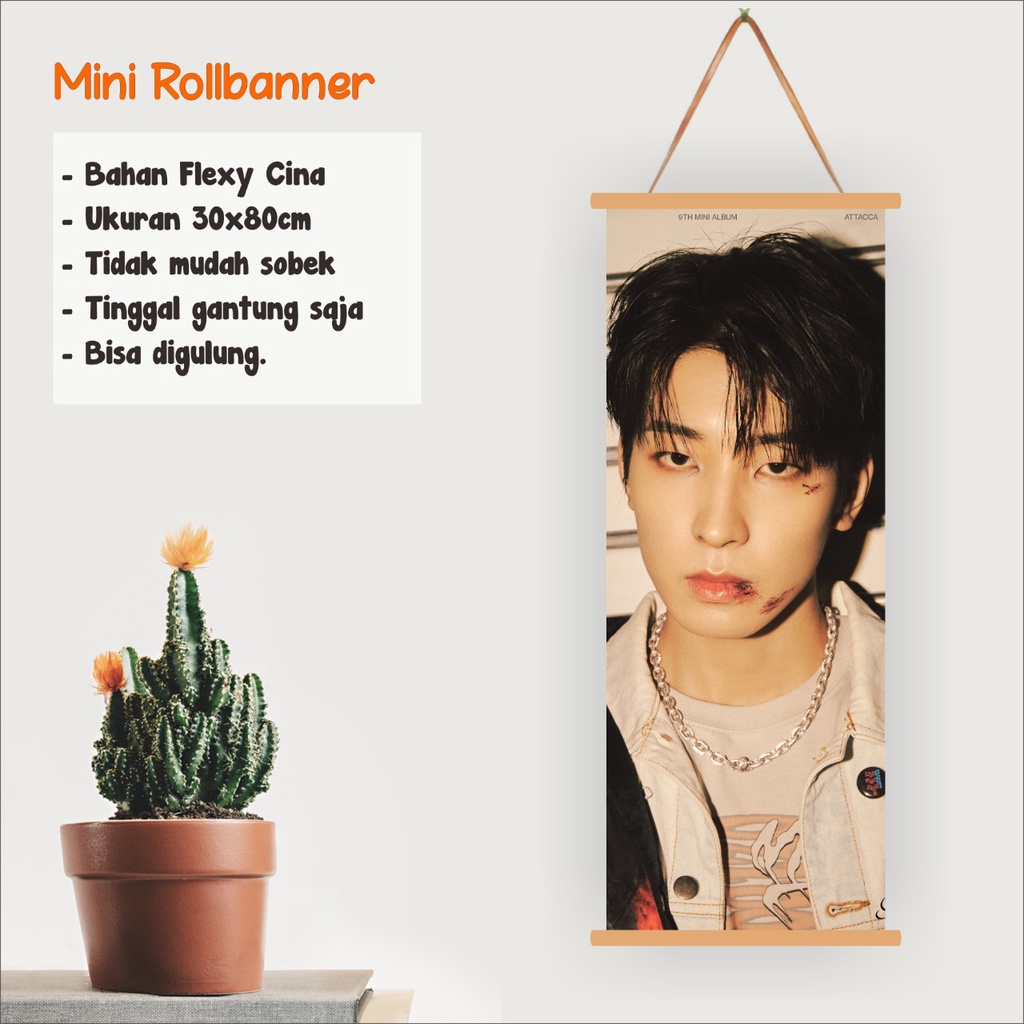 MINI ROLL BANNER  SEVENTEEN WONWOO ATTACCA