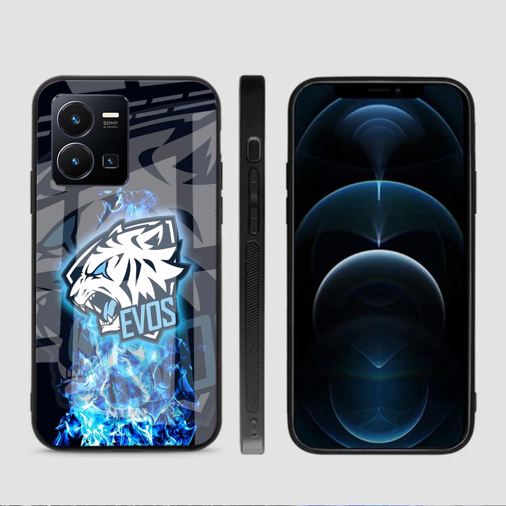 [A05] SoftCase Glass Kaca Vivo Y35 / Case Vivo Y35 / Casing Handphone Vivo Y35 / Case Vivo Y35