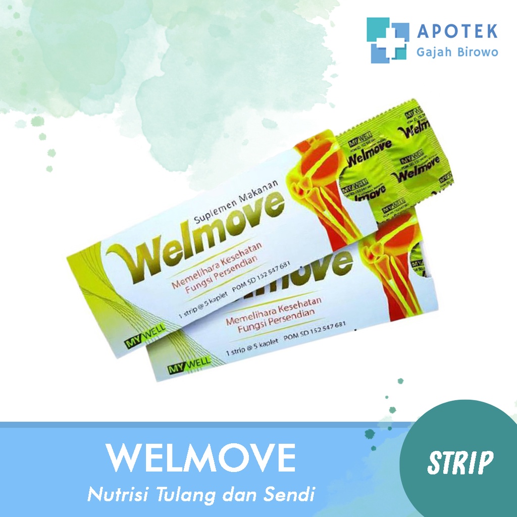 Welmove Suplemen Vitamin Tulang Sendi Lutut Pinggang Bahu