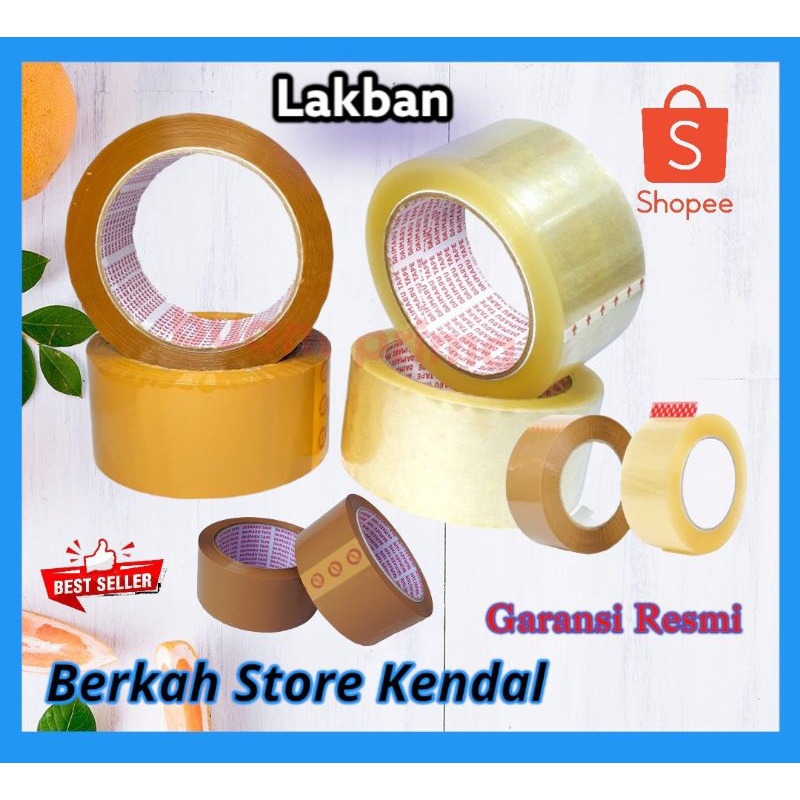

Lakban Coklat / Lakban Bening 2inc 100 yard 90 yard
