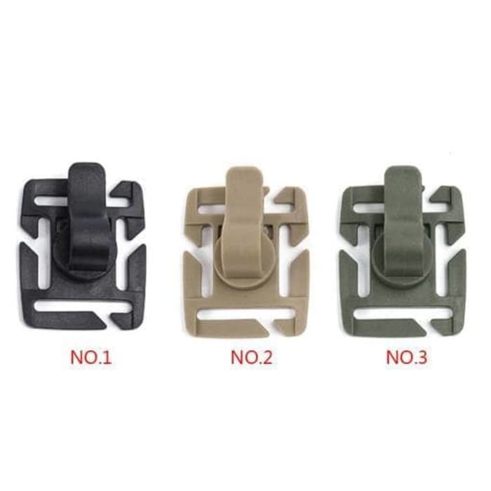 Gantungan Pulpen Plastik Water Tube Buckle Hanger Army Tactical