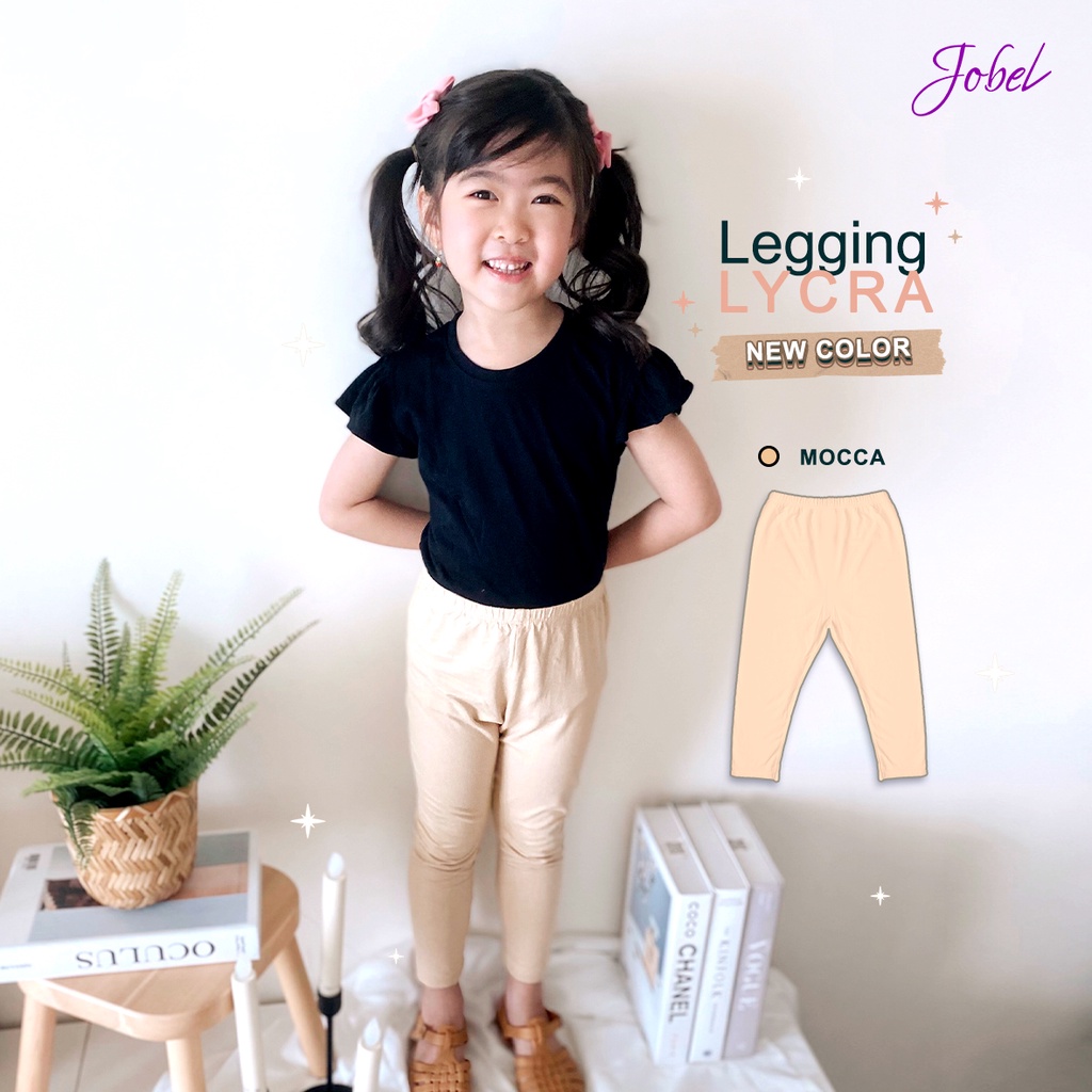 Jobel Legging Lycra New Colour - Celana Panjang Anak Perempuan - Satuan