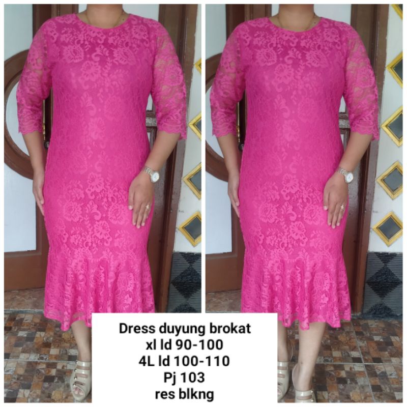 Dress duyung matahari 8289 cantik brokat casandra