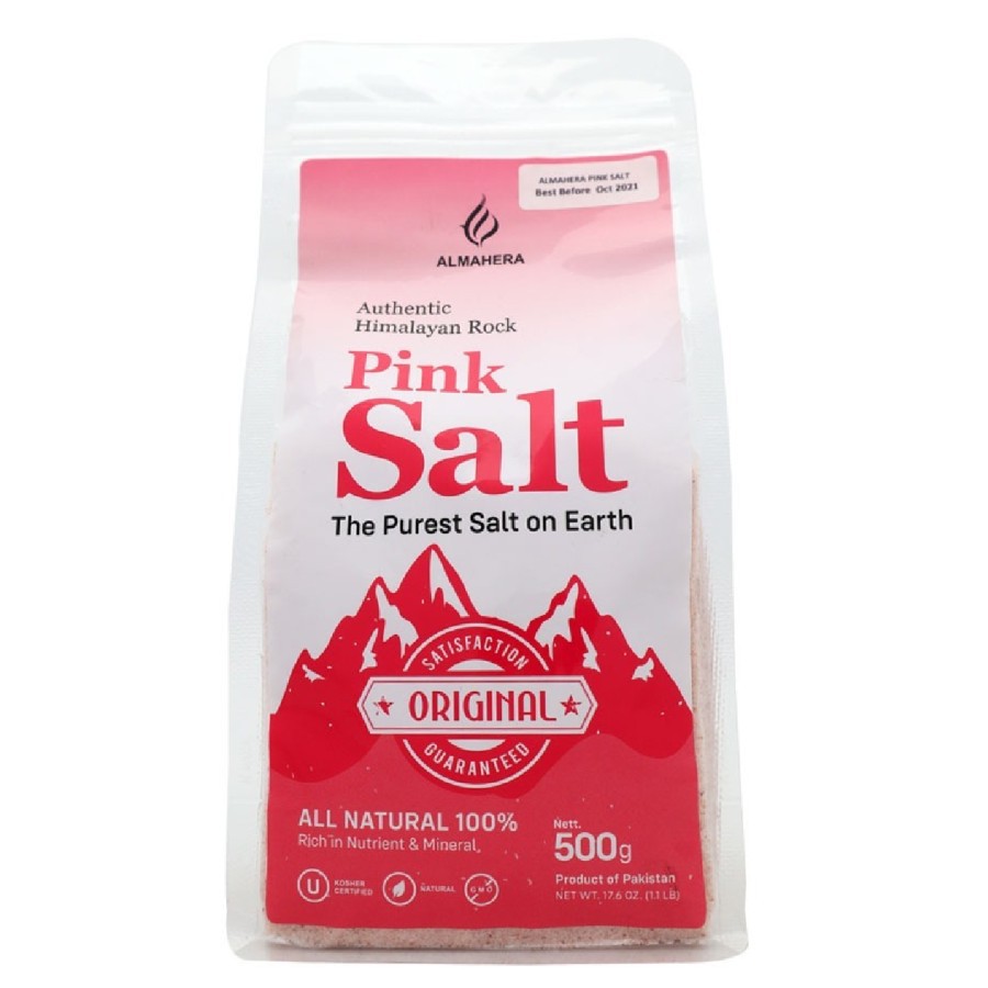 

Garam Himalaya (500 gr) | Himalayan Rock Salt | Almahera Pink Salt