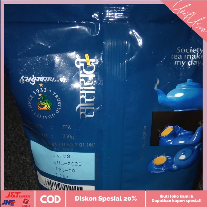 

⭐COD⭐ Society tea 250 gr - Teh India