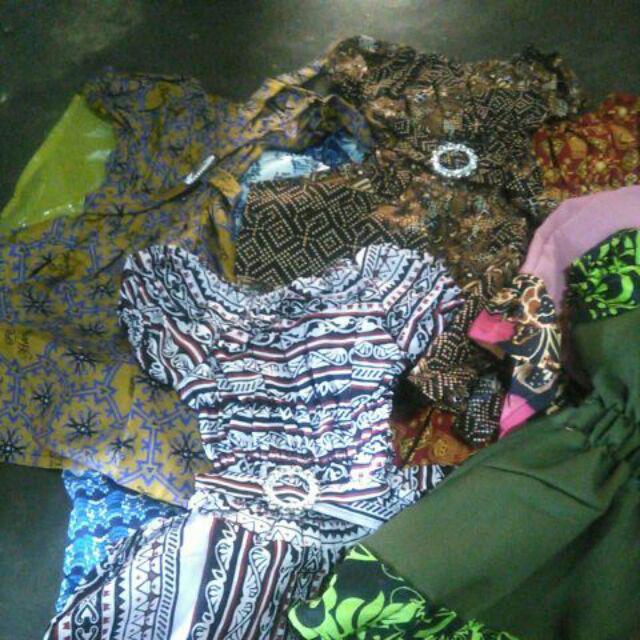 Daster Batik Bunga,dress Anak Motif Batik Murah, Grosir Batik Anak