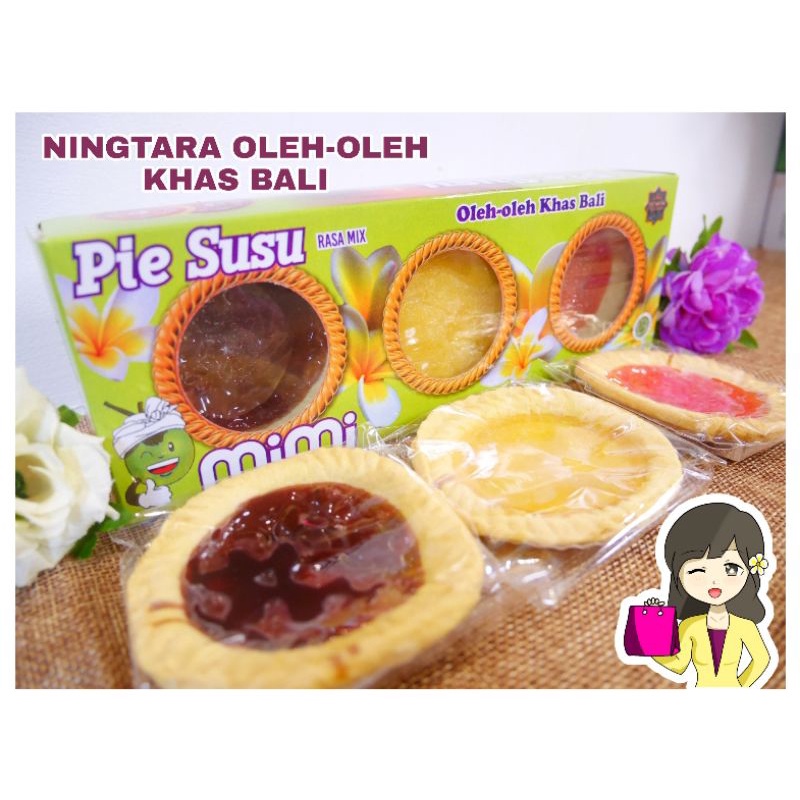 PIE SUSU MIMI OLEH-OLEH KHAS BALI (RASA MIX BLUEBERRY, ORIGINAL, STRAWBERRY)