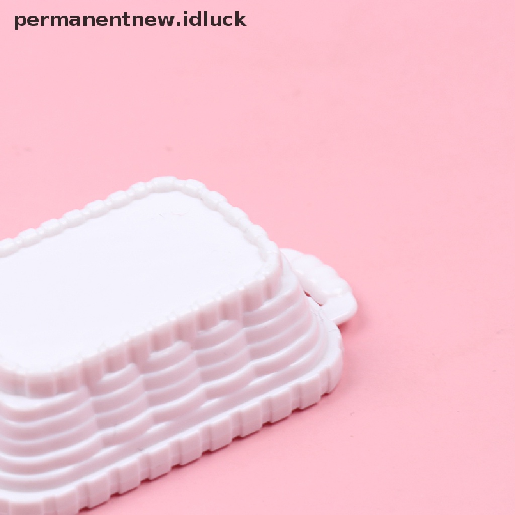 Luckypermanent 4Pcs / Set Mainan Miniatur Keranjang Makanan Untuk Aksesoris Rumah Boneka