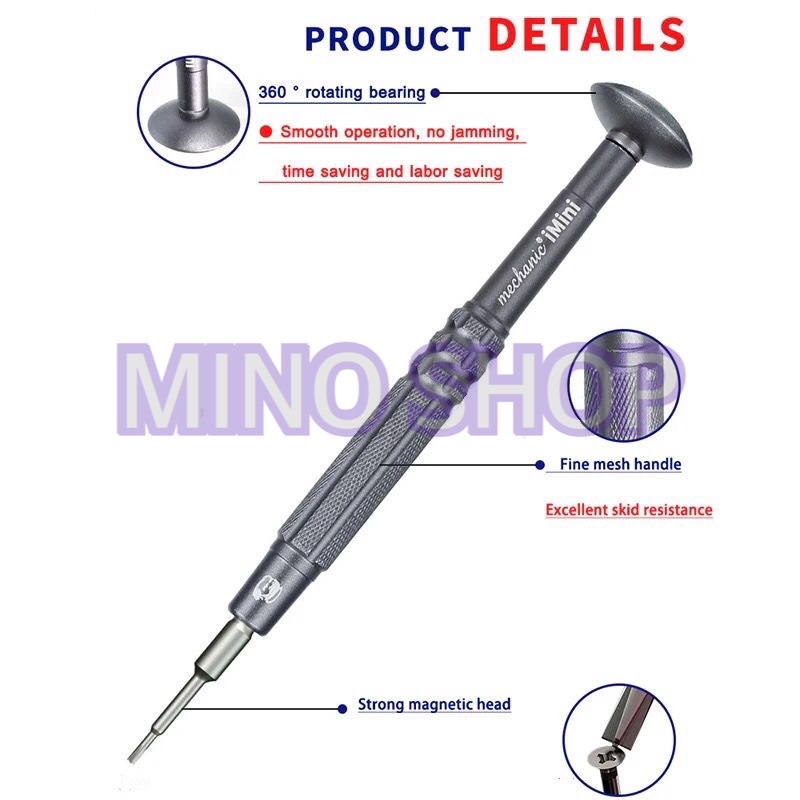 OBENG SATUAN - SCREWDRIVER MECHANIC iMINI S2 - STRONG MAGNETIC