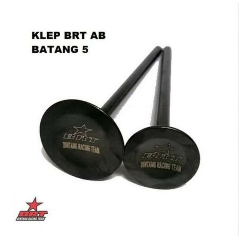 PAYUNG KLEP/VALVE KLEP BRT CARBON A B BATANG 5MM - A 26 27 28 29 30 31 32 33 34 36 40 B 19 20 21 22 23