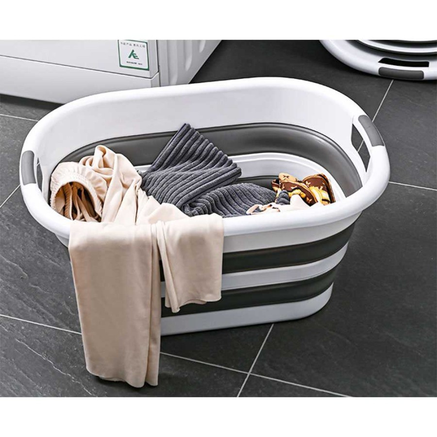 New Baskom Ember Lipat Portable Serbaguna Laundry Bucket 40 Liter