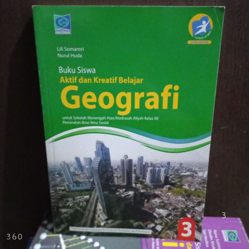 BUKU BEKAS GEOGRAFI SMa kelas 3 Grafindo