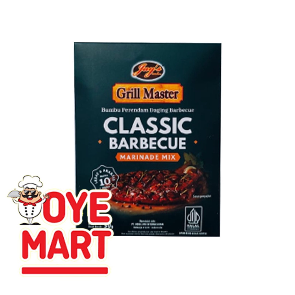 GRILL MASTER CLASSIC BARBECUE 30G / BUMBU MARINASI BARBEQUE / BBQ