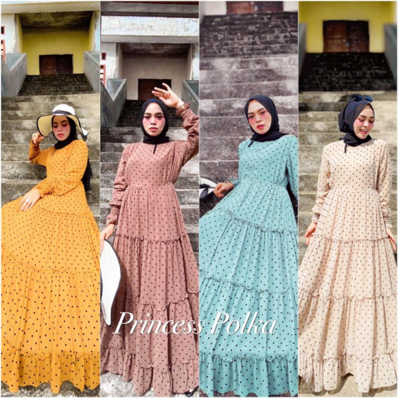 PRINCESS POLKA DRESS (HANYA GAMIS)