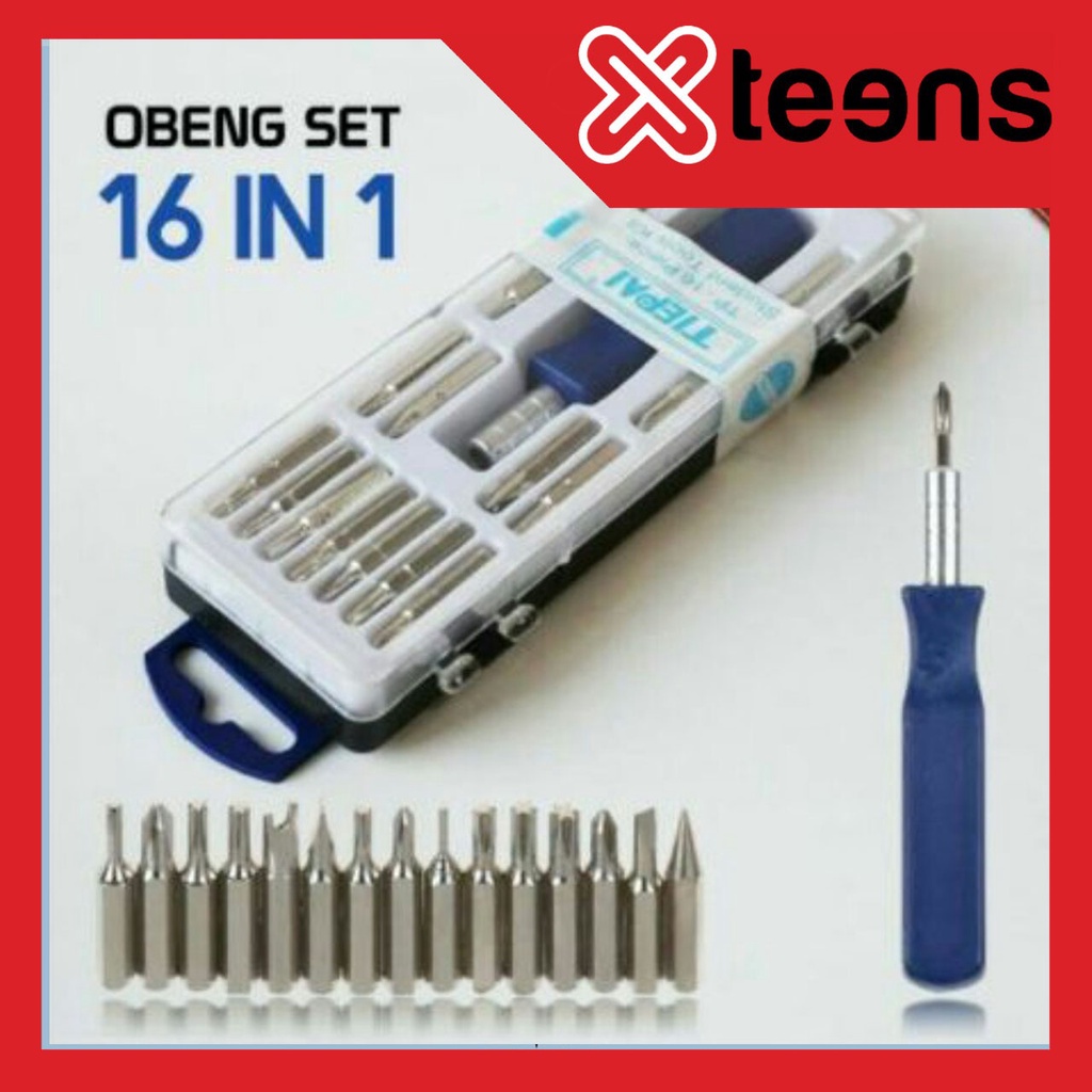 [ 16 IN 1 ] IMPACTER Obeng Set Toolkit / Screwdriver 16in1