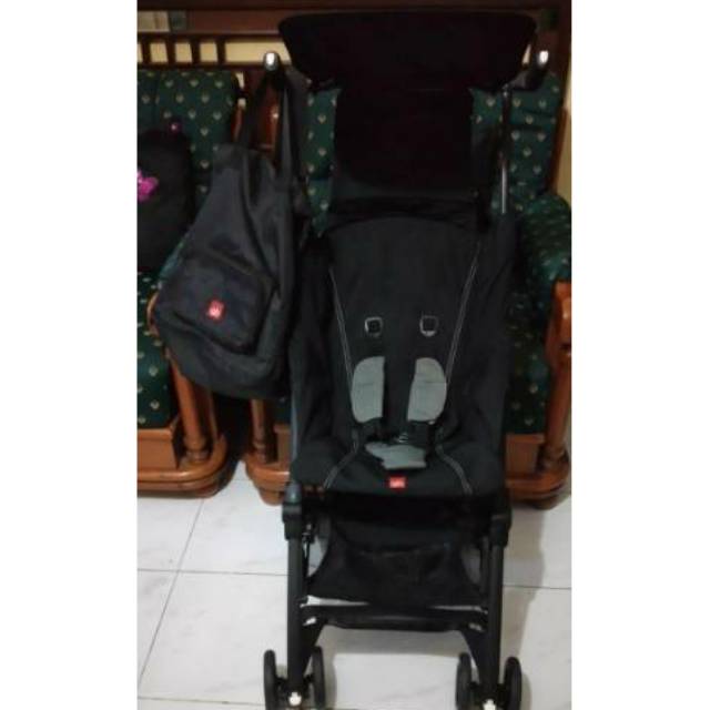 Stroller pockit gb preloved gopd condition black motion