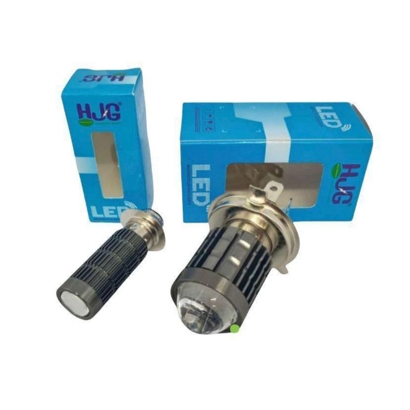 HJG LED H6 H4 LASER HJG BOHLAM DEPAN LASER LUXION H6 H4 HI LOW YELLOW WHITE MEREK HJG