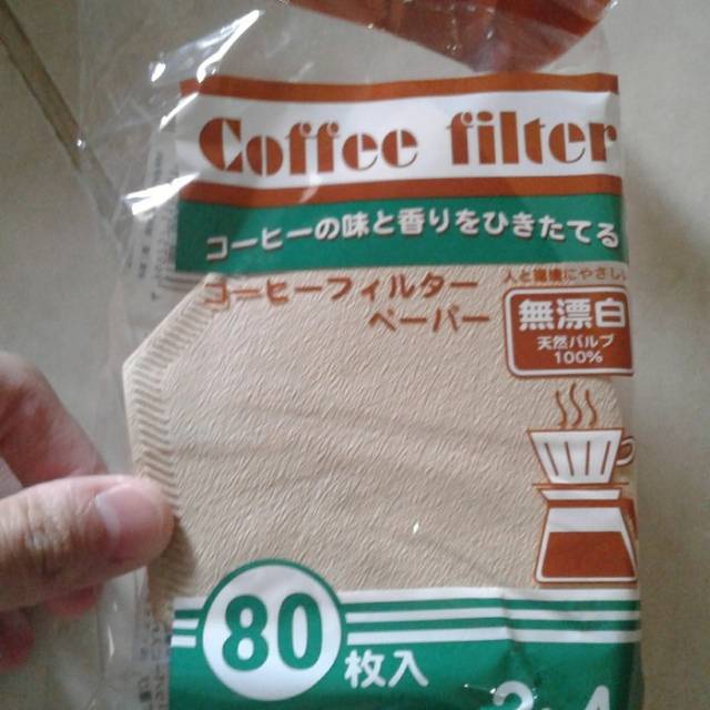 

IKEA KYOWA kertas saringan kopi filter kopi coffee paper coklat 80pc
