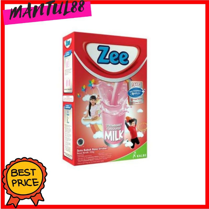 

SUSU ZEE REGULER STRAWBERRY MILK 350gr 350 gr gram MURAH regular rasa stroberi susu