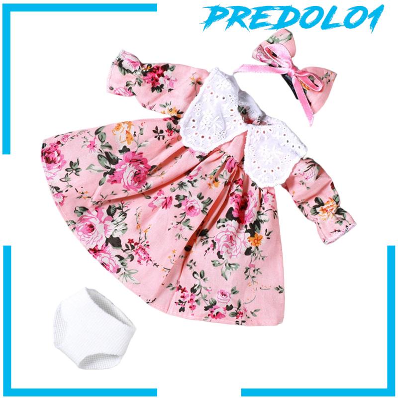 (Predolo1) Mainan Anak Perempuan Dress Mini Untuk Boneka