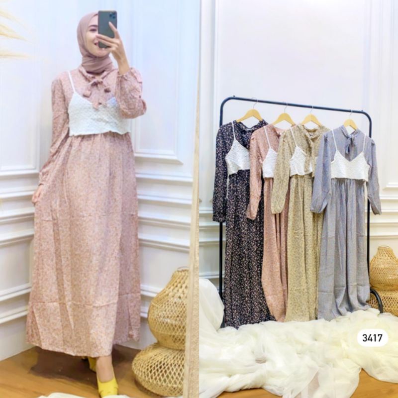 Gamis Import + Vest Wanita Terbaru