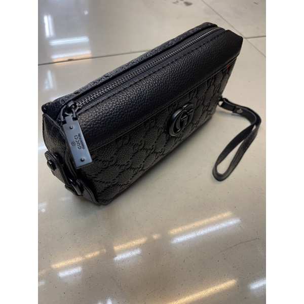 clutch Pouch Model Tangan tas Gucci Kulit Import Tas tabuang Pria/Wanita