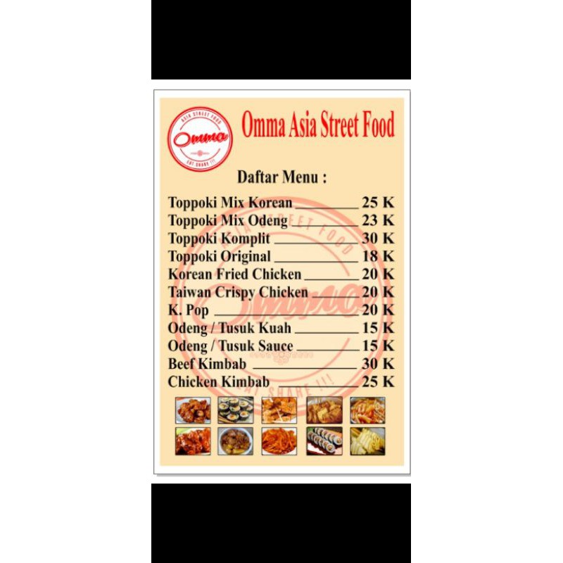 

Daftar Menu
