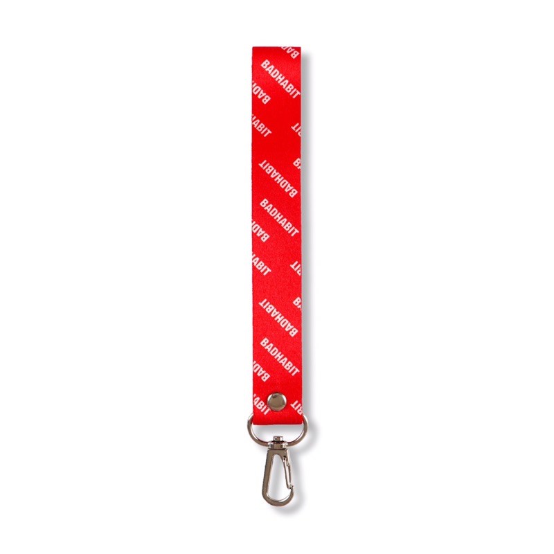 

Badhabit Lanyard / Keychain Red