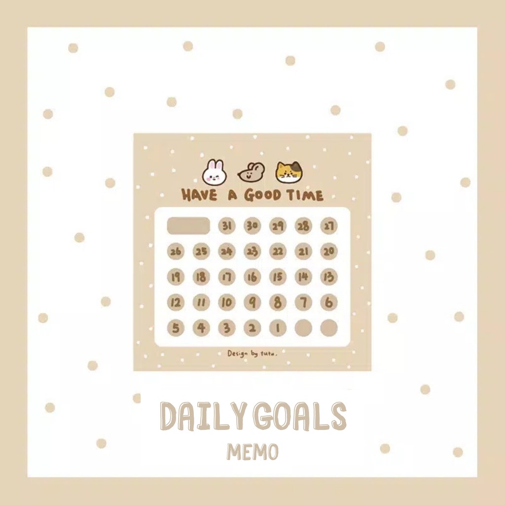 

Memo Pad Goals Series Planning Notes Daily Goals Memo