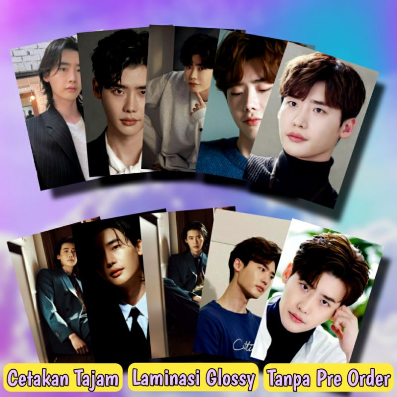 Paket 20pcs Photocard/Polaroid Lee Jong Suk Aktor Drakor - Laminasi Glossy
