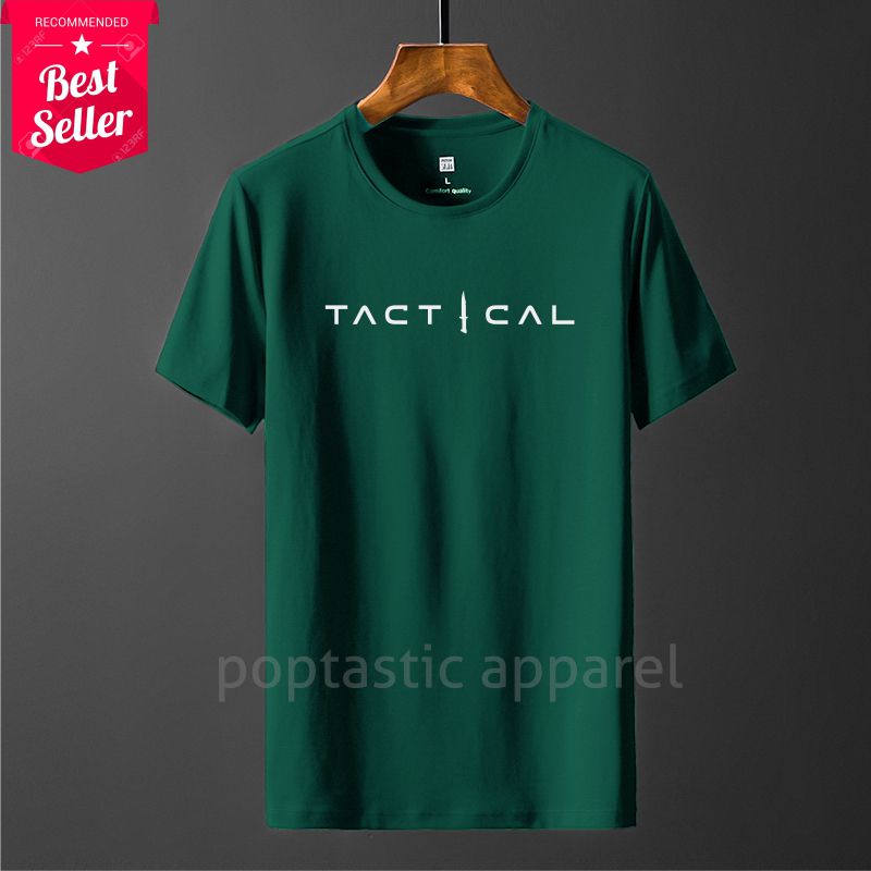 Kaos -SHIRT GLOW IN THE DARK Cowok Cewek TACTICAL BEST SELLER