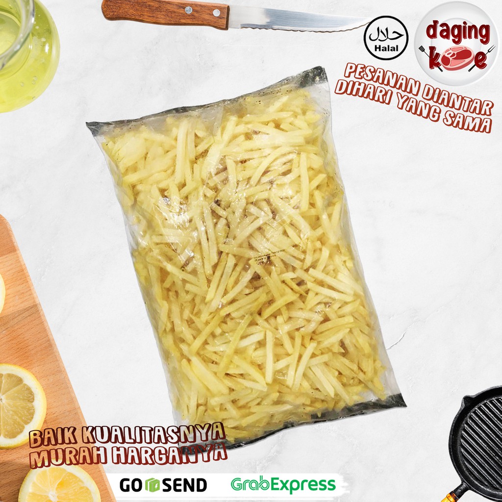 

KENTANG GORENG SHOESTRING FROM BELGIUM TOP GRADE SIAP SAJI EKONOMI 2-5 kg DK151