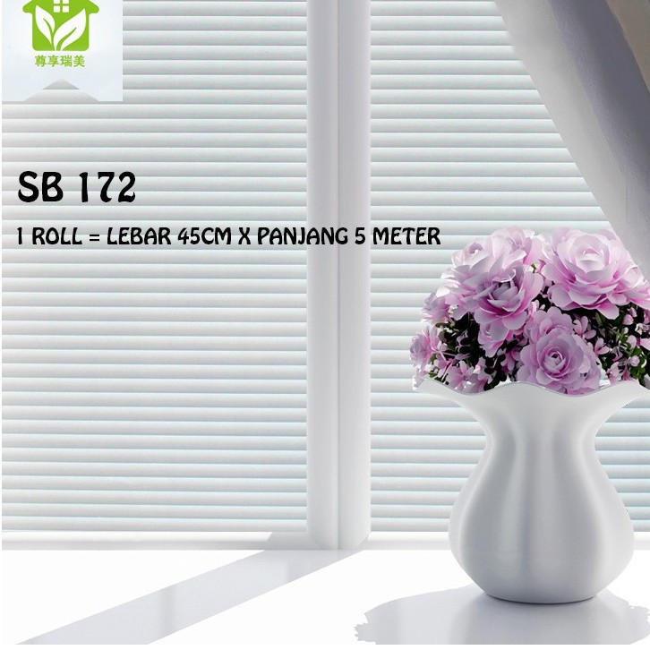 SUNBLAST SB 172 UK 45CM X 5 METER STIKER KACA GUDANG WALLPAPER KACA WALLSTIKER WALL STICKER KACA STI